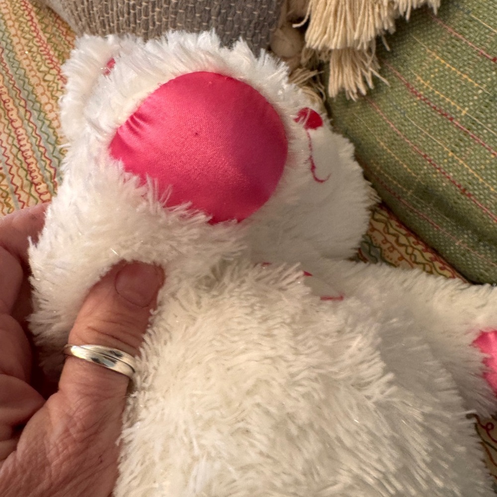 Build-A-Bear White and Pink Sassy Kitty Plush Toy - Picture 12 of 12